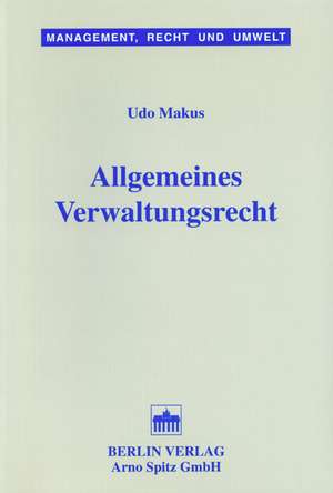 Allgemeines Verwaltungsrecht de Udo Makus