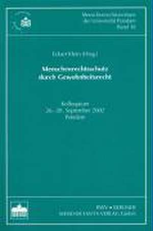 Menschenrechtsschutz durch Gewohnheitsrecht de Eckart Klein