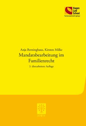 Mandatsbearbeitung im Familienrecht de Anja Berninghaus