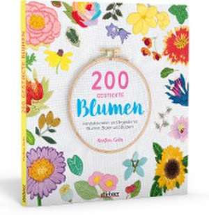 200 gestickte Blumen de Kristen Gula