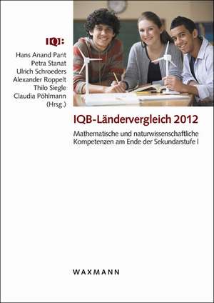 IQB-Ländervergleich 2012 de Hans Anand Pant