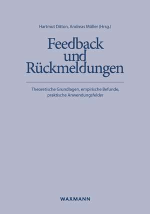 Feedback und Rückmeldungen de Hartmut Ditton