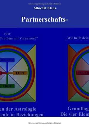 Partnerschaftsastrologie de Albrecht Klaus