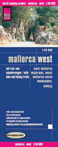 Mallorca West Wanderkarte. 1 : 40 000