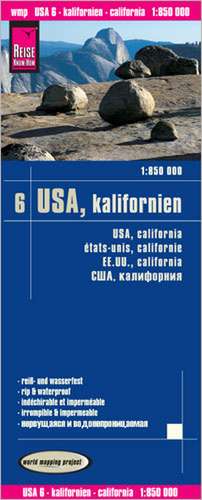 Reise Know-How Landkarte USA 06, Kalifornien (1:850.000)