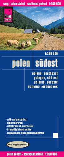 Reise Know-How Landkarte Polen, Südost 1 : 360.000