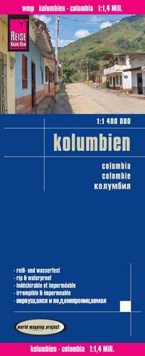 Reise Know-How Landkarte Kolumbien / Colombia 1:1.400.000 de Reise Know-How Verlag Peter Rump