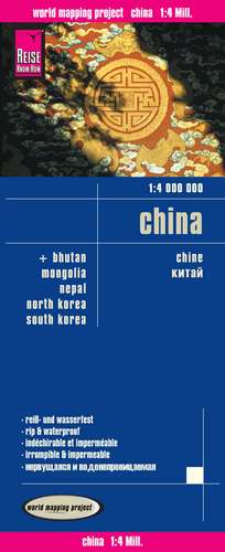 Reise Know-How Landkarte China 1 : 4.000.000 de Reise Know-How Verlag