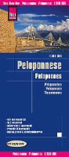 Reise Know-How Landkarte Peloponnese / Peloponnes (1:200.000) de Reise Know-How Verlag Peter Rump