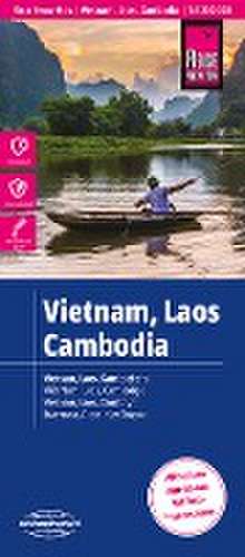 Reise Know-How Landkarte Vietnam, Laos, Kambodscha (1:1.200.000) de Reise Know-How Verlag Peter Rump GmbH