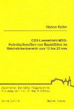 CO2-Laserstrahl-MSG-Hybridschweißen von Baustählen im Blechdickenbereich von 12 bis 25 mm de Hanno Keller