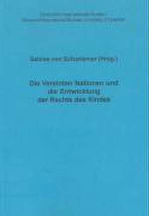 Die Vereinten Nationen und die Entwicklung der Rechte des Kindes de Sabine von Schorlemer