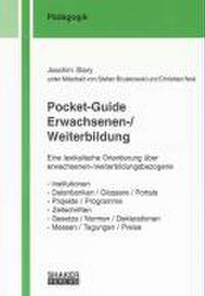 Pocket-Guide Erwachsenen-/Weiterbildung de Joachim Stary