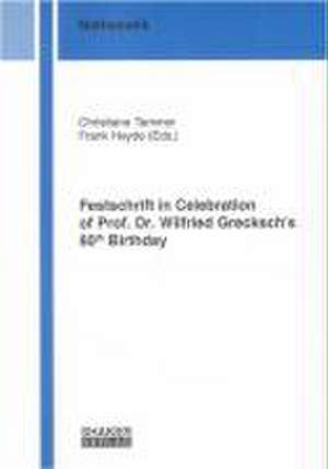 Festschrift in Celebration of Prof. Dr. Wilfried Grecksch's 60th Birthday de Christiane Tammer