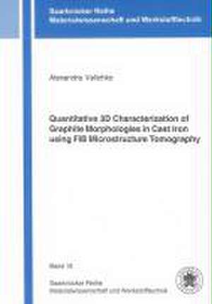 Quantitative 3D Characterization of Graphite Morphologies in Cast Iron using FIB Microstructure Tomography de Alexandra Velichko