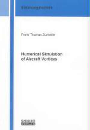 Numerical Simulation of Aircraft Vortices de Frank Th Zurheide