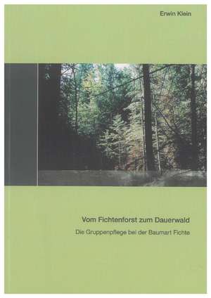 Vom Fichtenforst zum Dauerwald de Erwin Klein