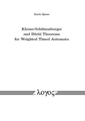 Kleene-Schutzenberger and Buchi Theorems for Weighted Timed Automata