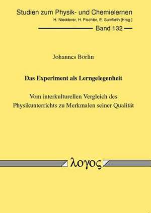 Das Experiment ALS Lerngelegenheit