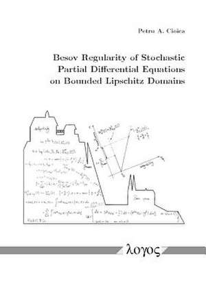 Besov Regularity of Stochastic Partial Differential Equations on Bounded Lipschitz Domains