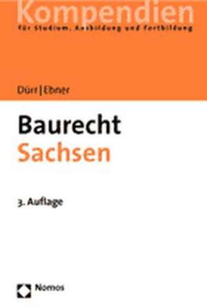 Baurecht Sachsen de Hansjochen Dürr