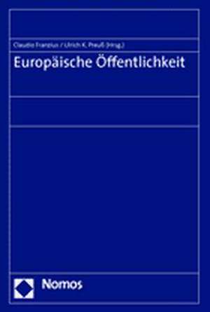 Europäische Öffentlichkeit de Claudio Franzius