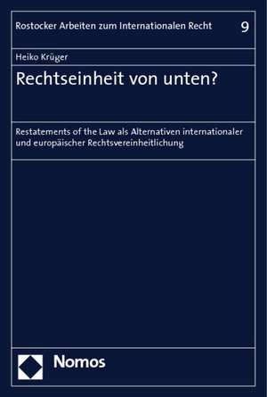 Rechtseinheit von unten? de Heiko Krueger