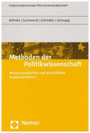 Methoden der Politikwissenschaft de Thomas Gschwend