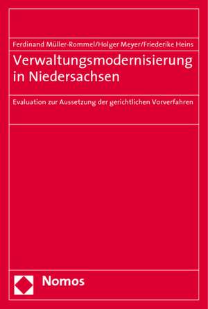 Verwaltungsmodernisierung in Niedersachsen de Ferdinand Müller-Rommel