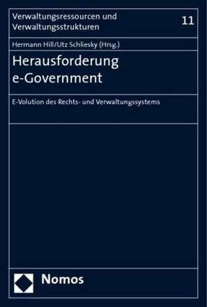 Herausforderung e-Government de Hermann Hill