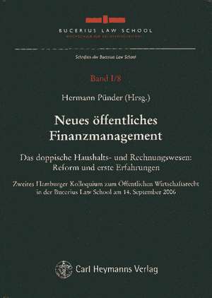 Neues öffentliches Finanzmanagement de Hermann Pünder