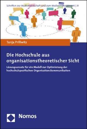 Die Hochschule aus organisationstheoretischer Sicht de Tanja Prillwitz