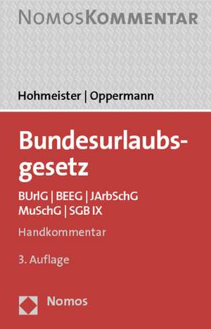 Bundesurlaubsgesetz de Frank Hohmeister