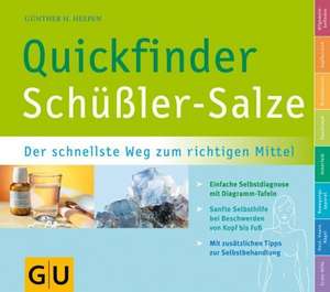 Quickfinder Schüßler-Salze de Günther H. Heepen