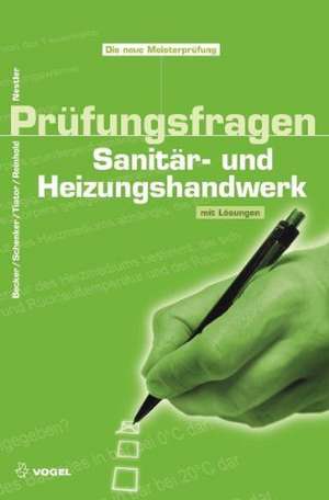 Prüfungsfragen Sanitär- und Heizungshandwerk de Roland Nestler