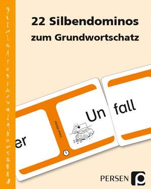 22 Silbendominos zum Grundwortschatz de Angelika Lange