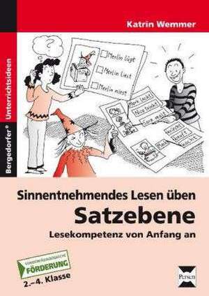 Sinnentnehmendes Lesen üben: Satzebene de Katrin Wemmer