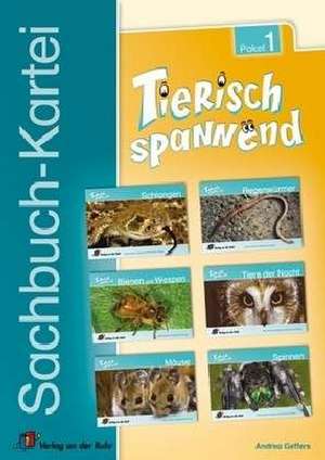 Sachbuch-Kartei: Tierisch spannend Paket 1 de Andrea Geffers