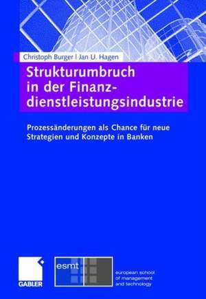 Strukturumbruch in der Finanzdienstleistungsindustrie: Prozessänderungen als Chance für neue Strategien und Konzepte in Banken de Christoph Burger