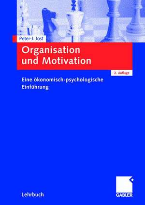 Organisation und Motivation: Eine ökonomisch-psychologische Einführung de Peter-J. Jost