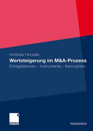 Wertsteigerung im M&A-Prozess: Erfolgsfaktoren - Instrumente - Kennzahlen de Andreas Horzella