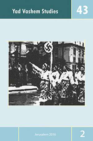 Yad vashem studies 43.2 de David Silberklang