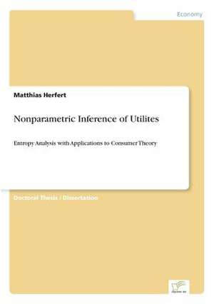 Nonparametric Inference of Utilites de Matthias Herfert