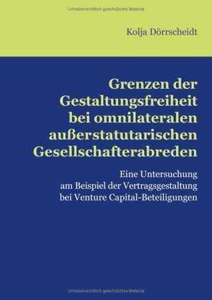 Grenzen Der Gestaltungsfreiheit Bei Omnilateralen Ausserstatutarischen Gesellschafterabreden: Schnellkurs Borsenhandel de Kolja Dörrscheidt