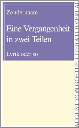 Zondernaam: Vergangenheit in zwei Teilen