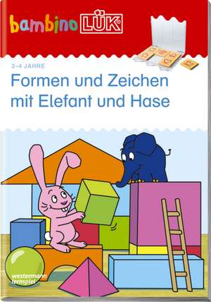 LÜK. Bambino. Formen und Zeichen mit Elefant und Hase: Basales Training