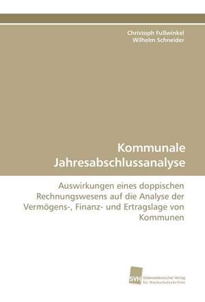 Kommunale Jahresabschlussanalyse de Christoph Fußwinkel