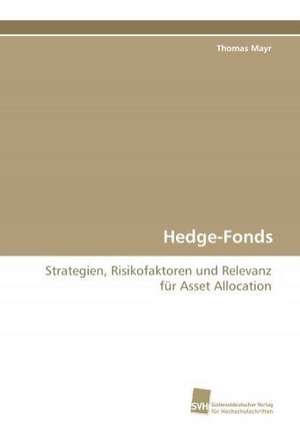 Hedge-Fonds de Thomas Mayr