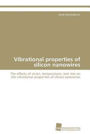 Vibrational properties of silicon nanowires de Sevak Khachadorian