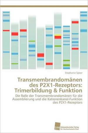 Transmembrandomanen Des P2x1-Rezeptors: Trimerbildung & Funktion de Stephanie Speer